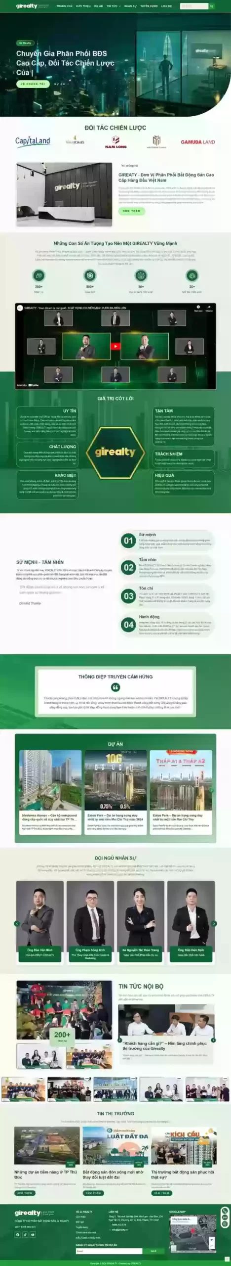 Mẫu website bất động sản 16