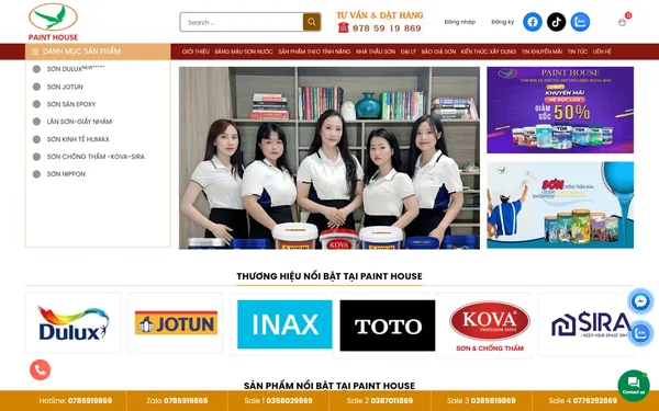 Dự án WooCommerce — PaintHouse.vn, Taodo.splworks.com