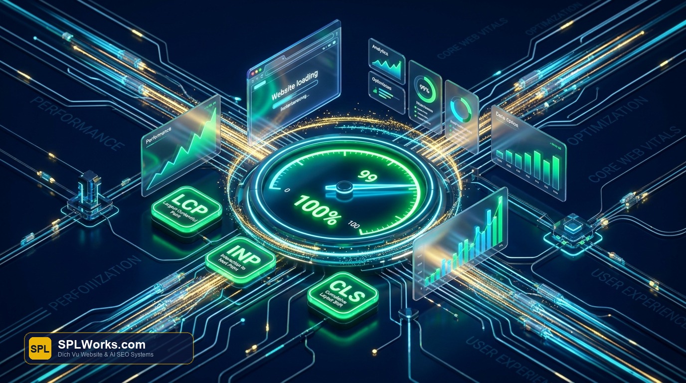 Tối ưu PageSpeed 90+ điểm Core Web Vitals 2026
